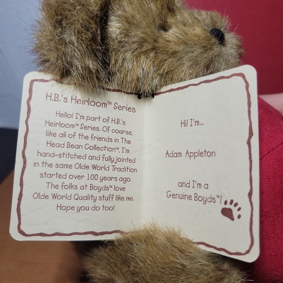 Vintage Boyds Bear Adam Appleton - Picture 3 of 7